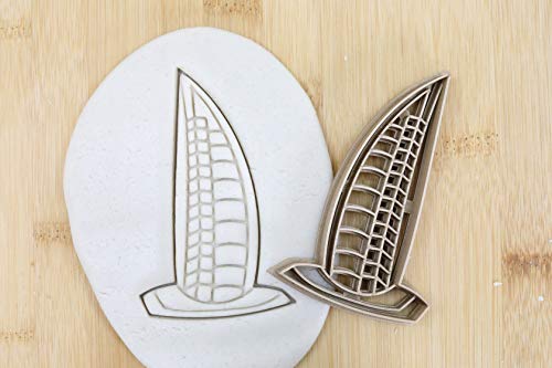 Burj al arab dubai hotel Cookie Cutter Fondant Keksstempel/Ausstechform Keksausstecher Plätzchen ca. 8cm von my3dbase