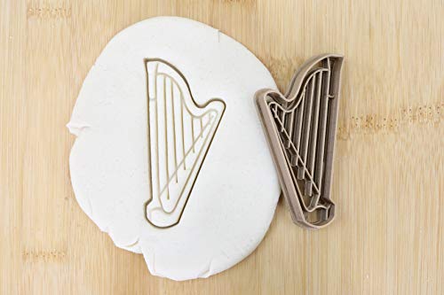 Cookie Cutter Fondant Keksstempel/Ausstechform Keksausstecher Harfe ca. 8cm von my3dbase