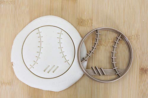 Cookie Cutter Fondant Keksstempel/Ausstechform Keksausstecher Plätzchen Baseball ca. 8cm von my3dbase