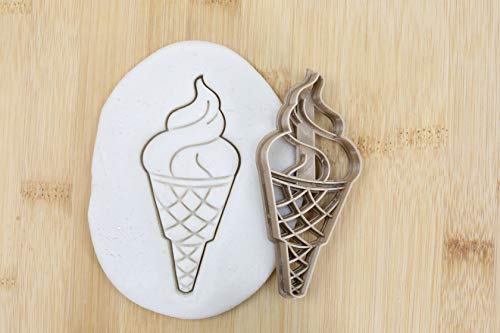 Cookie Cutter Fondant Keksstempel/Ausstechform Keksausstecher Plätzchen Eis softeis ca. 8cm von my3dbase