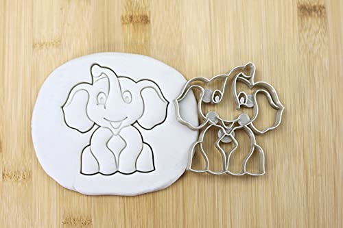 Cookie Cutter Fondant Keksstempel/Ausstechform Keksausstecher Plätzchen Elefant ca. 8cm von my3dbase