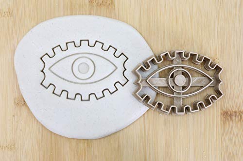 Cookie Cutter Fondant Keksstempel/Ausstechform Keksausstecher Plätzchen Evil eye ca. 8cm von my3dbase