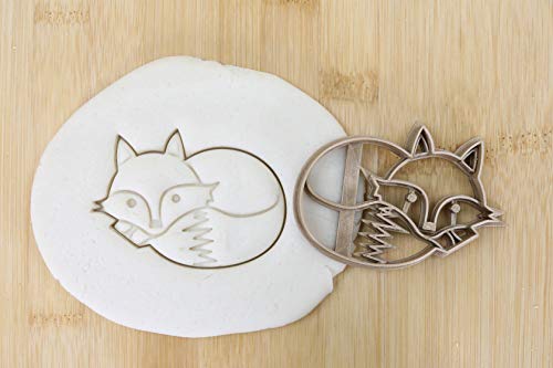 Cookie Cutter Fondant Keksstempel/Ausstechform Keksausstecher Plätzchen Fuchs liegt ca. 8cm von my3dbase