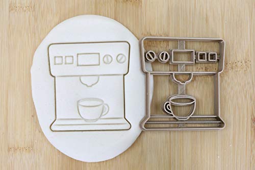 Cookie Cutter Fondant Keksstempel/Ausstechform Keksausstecher Plätzchen Kaffeemaschine ca. 8cm von my3dbase