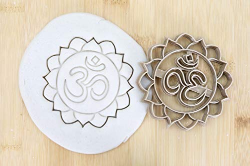 Cookie Cutter Fondant Keksstempel/Ausstechform Keksausstecher Plätzchen Namaste om ca. 8cm von my3dbase