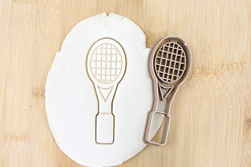 Cookie Cutter Fondant Keksstempel/Ausstechform Keksausstecher Plätzchen Tennisschläger ca. 8cm von my3dbase