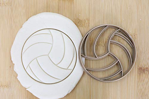 Cookie Cutter Fondant Keksstempel/Ausstechform Keksausstecher Plätzchen Volleyball ca. 8cm von my3dbase