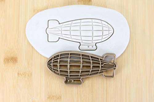 Cookie Cutter Fondant Keksstempel/Ausstechform Keksausstecher Plätzchen Zeppelin ca. 8cm von my3dbase