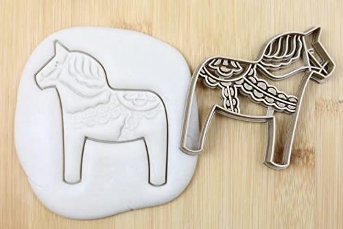 Dalapferd cookie cutter Fondant Keksstempel/Ausstechform keksausstecher PLA ca.8cm von my3dbase