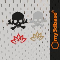 Deko Plates For Skadis Ikea Pegboard Compatible von my3dbase