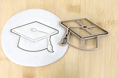 Diplom Hut Cookie Cutter Fondant Keksstempel/Ausstechform Keksausstecher Plätzchen ca. 8cm von my3dbase