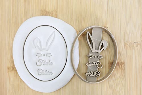 Frohe Ostern cookie cutter Fondant Keksstempel/Ausstechform keksausstecher PLA ca.8cm Frohe Ostern cookie cutter Fondant Keksstempel/Ausstechform keksausstecher PLA ca.8cm von my3dbase