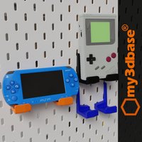 Gameboy | R/ Psp | R Pegboard Mount My3Dbase Compatible With Ikea Skadis/Uppspel von my3dbase