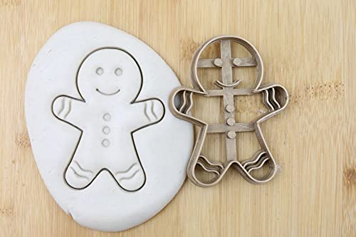 Gingerman/Lebkuchenmann Cookie Cutter Fondant Keksstempel/Ausstechform Keksausstecher Plätzchen Weihnachten ca. 8cm Gingerman/Lebkuchenmann Cookie Cutter Fondant Keksstempel/Ausstechform Keksausstecher Plätzchen Weihnachten ca. 8cm von my3dbase