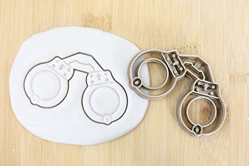 Handschellen cookie cutter Fondant Keksstempel/Ausstechform keksausstecher PLA ca.8cm von my3dbase