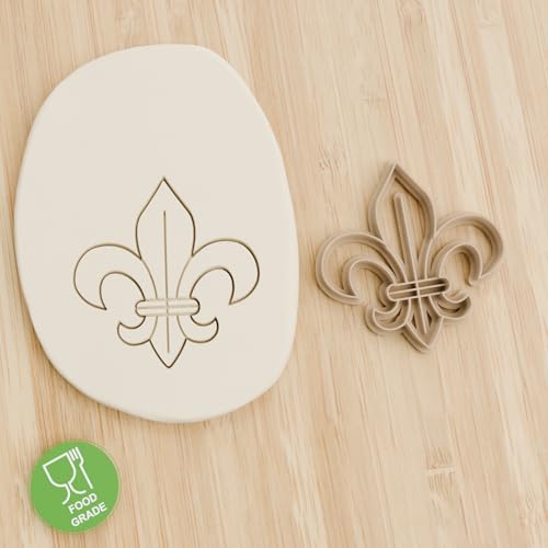 Heraldische Lilie Cookie Cutter Fondant Keksstempel/Ausstechform Keksausstecher Plätzchen ca. 8cm von my3dbase