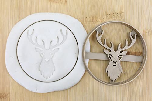 Hirsch cookie cutter Fondant Keksstempel/Ausstechform keksausstecher PLA ca.8cm von my3dbase