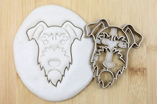 Hund Cookie Cutter Fondant Keksstempel/Ausstechform Keksausstecher Plätzchen Airedale Terrier ca. 8cm von my3dbase