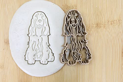 Hund Cookie Cutter Fondant Keksstempel/Ausstechform Keksausstecher Plätzchen Cocker Spaniel ganz ca. 8cm von my3dbase