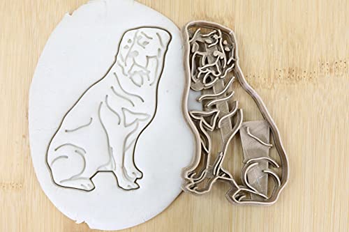 Hund Cookie Cutter Fondant Keksstempel/Ausstechform Keksausstecher Plätzchen Rottweiler ganz ca. 8cm von my3dbase