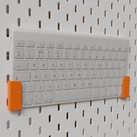 Ikea Pegboard Compatible Accessories Mouse/Keyboard Für Apple Tastatur Maus von my3dbase