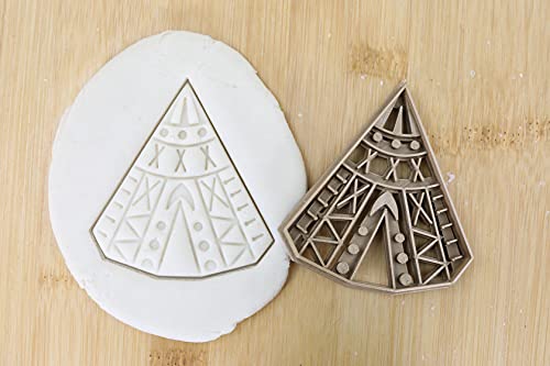 Indianer Tippi Cookie Cutter Fondant Keksstempel/Ausstechform Keksausstecher Plätzchen ca. 8cm von my3dbase