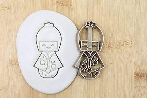 Japan Holzpuppe Cookie Cutter Fondant Keksstempel/Ausstechform Keksausstecher Plätzchen ca. 8cm von my3dbase