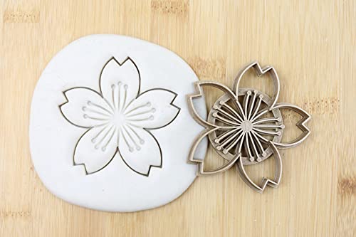 Japan Kirschblüten Cookie Cutter Fondant Keksstempel/Ausstechform Keksausstecher Plätzchen ca. 8cm von my3dbase