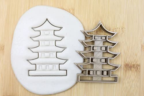 Japan Pagode cookie cutter Fondant Keksstempel/Ausstechform keksausstecher PLA ca.8cm von my3dbase