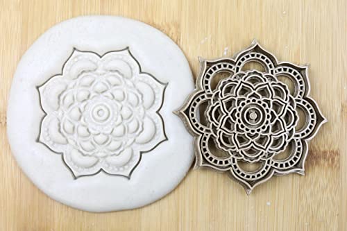 Mandala cookie cutter Fondant Keksstempel/Ausstechform keksausstecher PLA ca.8cm von my3dbase