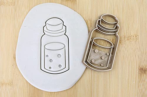 Medizin Arzt Desinfektionsalkohol Cookie Cutter Fondant Keksstempel/Ausstechform Keksausstecher Plätzchen ca. 8cm von my3dbase