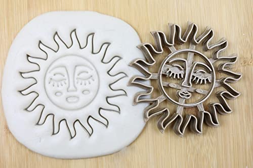 Mystische Sonne cookie cutter Fondant Keksstempel/Ausstechform keksausstecher PLA ca.8cm von my3dbase