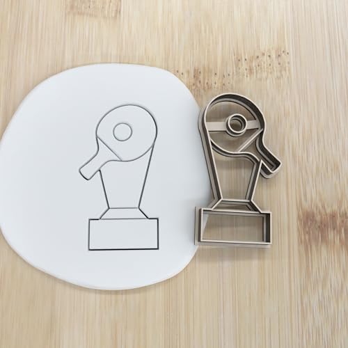 Tischtennis Pokal cookie cutter Fondant Keksstempel/Ausstechform keksausstecher PLA ca.8cm von my3dbase