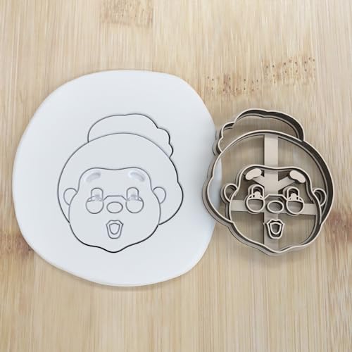 Weihnachten Santa Oma cookie cutter Fondant Keksstempel/Ausstechform keksausstecher PLA ca.8cm Weihnachten Santa Oma cookie cutter Fondant Keksstempel/Ausstechform keksausstecher PLA ca.8cm von my3dbase