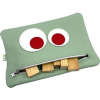 Schlampermäppchen Mit Augen Aus Echtem Leder | Handgemachtes Unikat Schlampermäppchen Mit Augen Aus Echtem Leder | Handgemachtes Unikat von myBoldis
