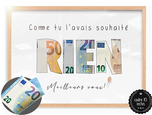 myDreamwork NIEN - Lustiges Geschenk - Lustige Geschenkidee - Mit Rahmen - originell und witzig für Frauen und Männer | Perfekt zum Geburtstag - Holzrahmen DIN A5 myDreamwork NIEN - Lustiges Geschenk - Lustige Geschenkidee - Mit Rahmen - originell und witzig für Frauen und Männer | Perfekt zum Geburtstag - Holzrahmen DIN A5 von myDreamwork