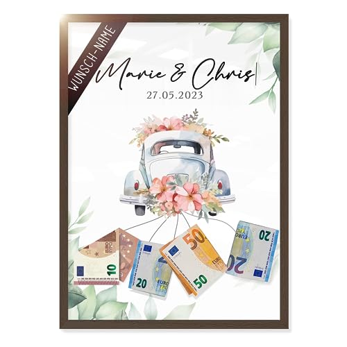 Personalisierte Geldgeschenke zur Hochzeit | Einzigartige Ideen für das Brautpaar | Hochwertige Hochzeitsgeschenke mit individueller Note | Auf Wunsch mit passendem Holzrahmen - DIN A4 Personalisierte Geldgeschenke zur Hochzeit | Einzigartige Ideen für das Brautpaar | Hochwertige Hochzeitsgeschenke mit individueller Note | Auf Wunsch mit passendem Holzrahmen - DIN A4 von myDreamwork