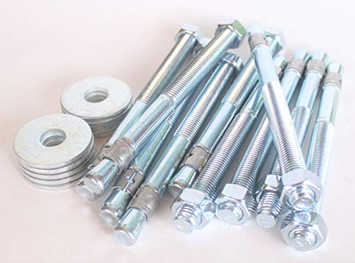 10 x Bolzenanker M16 218/320 mm Holzbau DIN 7094 Schwerlastdübel Schwerlastanker Anker Dübel Blitzanker verzinkt 10 x Bolzenanker M16 218/320 mm Holzbau DIN 7094 Schwerlastdübel Schwerlastanker Anker Dübel Blitzanker verzinkt von myMAW