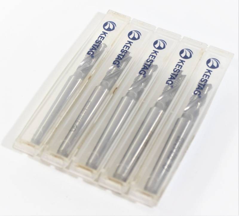 myMAW Schaftfräser 5 x KESTAG HSS-ECo8+ Schaftfräser MK kurz NC-R1 Mehrspiralfräser… von myMAW
