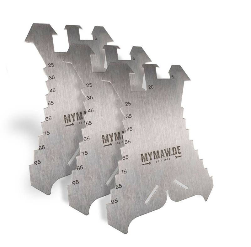 myMAW Universalschneide-Aufsatz 3 x Anreißschablone aus Edelstahl Anreißer Dachdecker Klempner S… myMAW Universalschneide-Aufsatz 3 x Anreißschablone aus Edelstahl Anreißer Dachdecker Klempner S… von myMAW