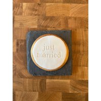 Fondantstempel | Keksstempel Just Married Hochzeit Wedding von myPrintiverse