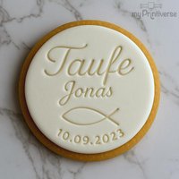 Fondantstempel Personalisierte Taufe | Fisch Fondantstempel Personalisierte Taufe | Fisch von myPrintiverse