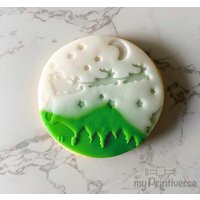 Fondantstempel Weihnachtsschlitten von myPrintiverse