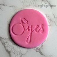 Fondantstempel Yes von myPrintiverse