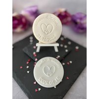 Personalisierter Fondantstempel Heirat Mit Herzen | Verlobung Gastgeschenk Personalisierter Fondantstempel Heirat Mit Herzen | Verlobung Gastgeschenk von myPrintiverse
