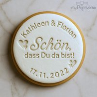 Personalisierter Fondantstempel Schön Dass Du Da Bist Personalisierter Fondantstempel Schön Dass Du Da Bist von myPrintiverse
