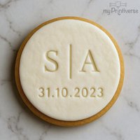 Personalisierter Keks - Und Fondantstempel von myPrintiverse