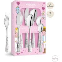 Kinderbesteck Mit Namensgravur Personalisiertes | 4-Teilig Design Prinzessin Geschenk Zur Taufe, Geburt, Geburtstag, Königinnen, Prinz Kinderbesteck Mit Namensgravur Personalisiertes | 4-Teilig Design Prinzessin Geschenk Zur Taufe, Geburt, Geburtstag, Königinnen, Prinz von myPrintyDE