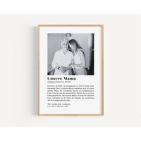 Poster Trauer | Erinnerung Andenken Für Verstorbene Personalisiertes Erinnerungsdruck Mama Beileidsgeschenk Trauergeschenk von myPrintyDE
