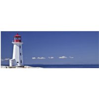 mySPOTTI Badrückwand »Lighthouse«, BxH:140 cm x 45 cm, blau von mySPOTTI